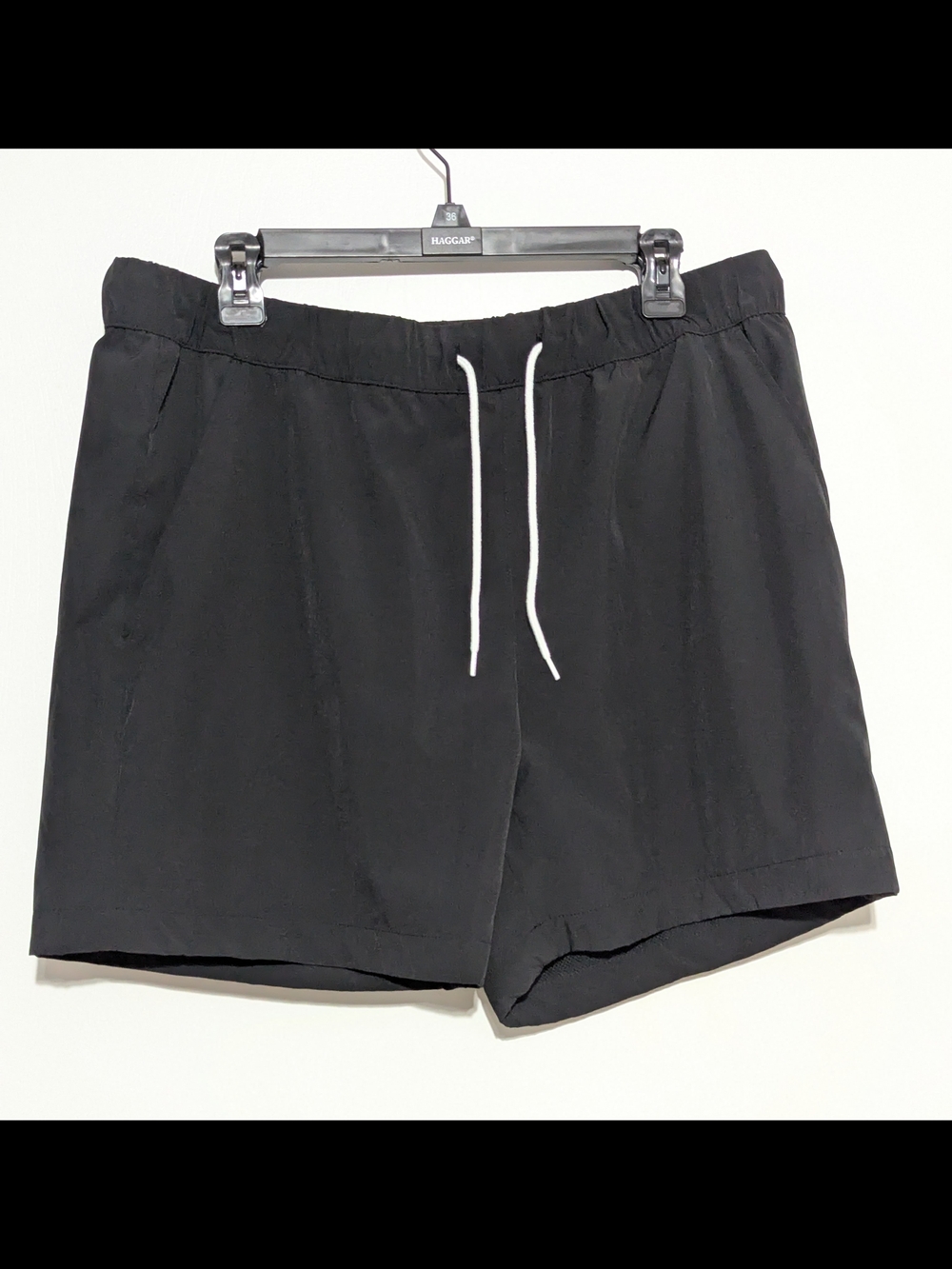 Original Use Black Athletic Drawstring Shorts